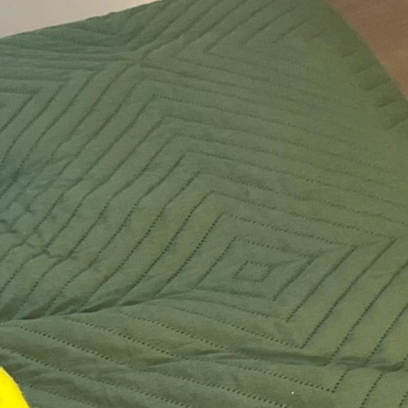 SunStyle Home Quilt Set 3 Pieces Queen Quilt Set Olive Green Soft Microfiber - Picture 4 of 11